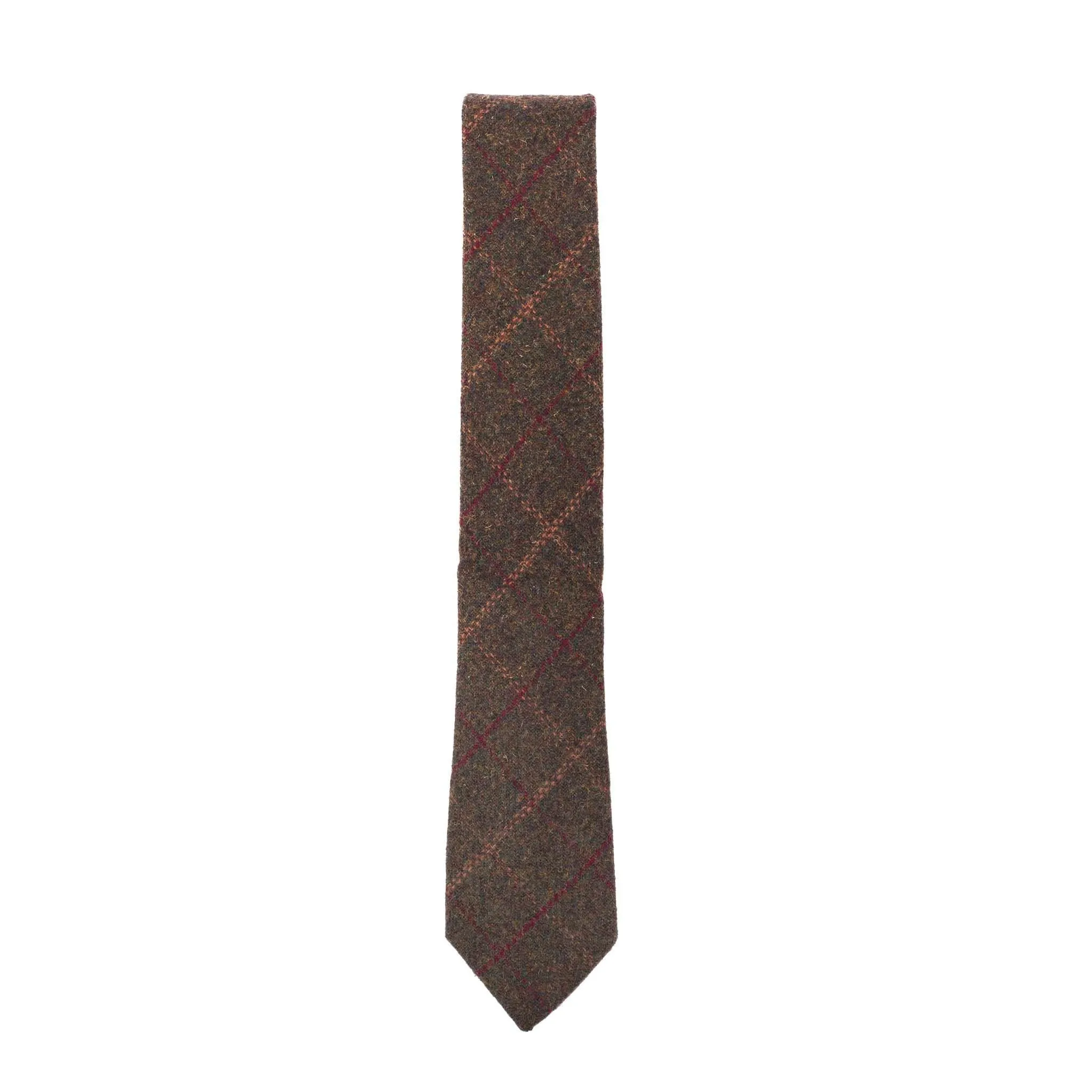 Box Check Tweed Tie