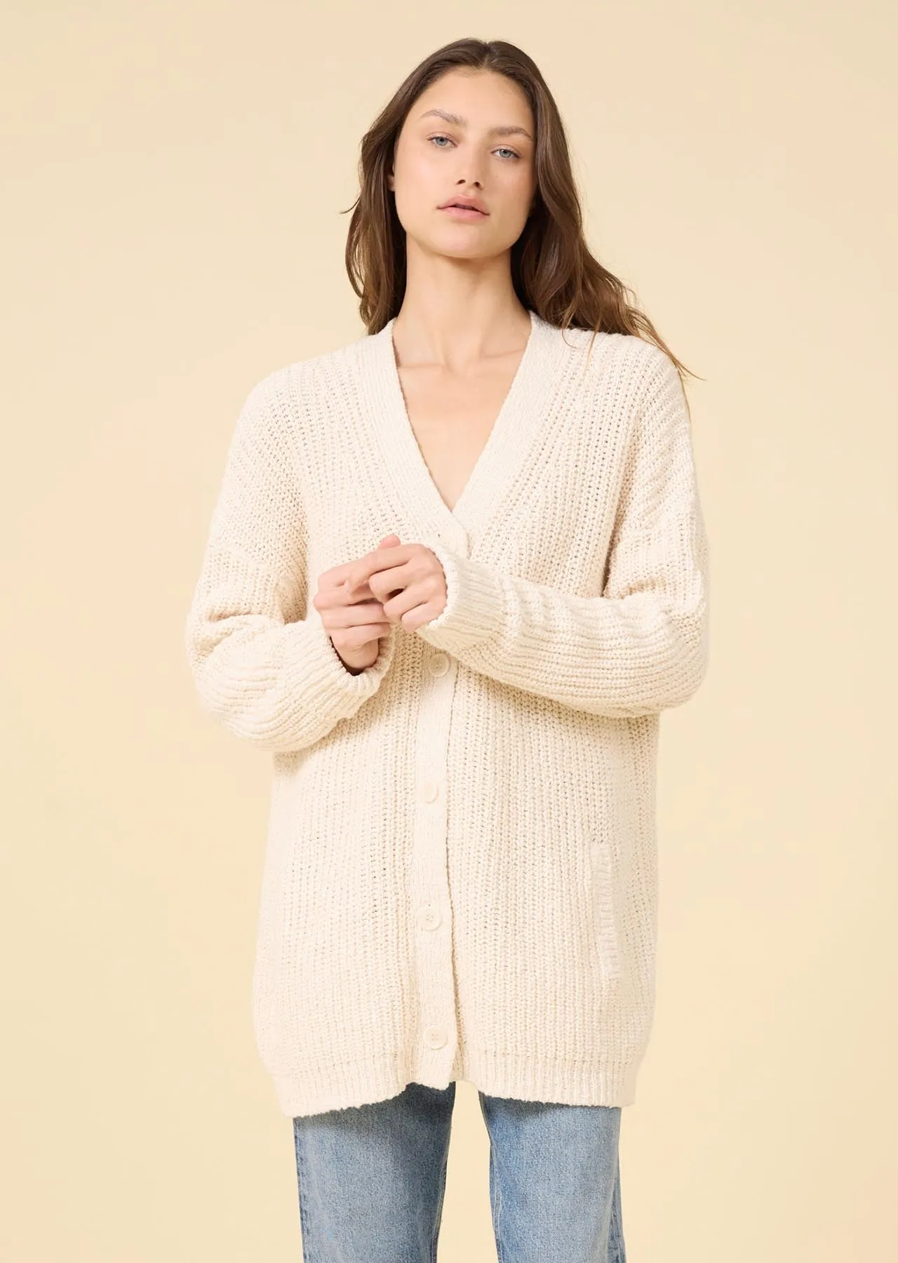 Ellie Cardigan - Cream