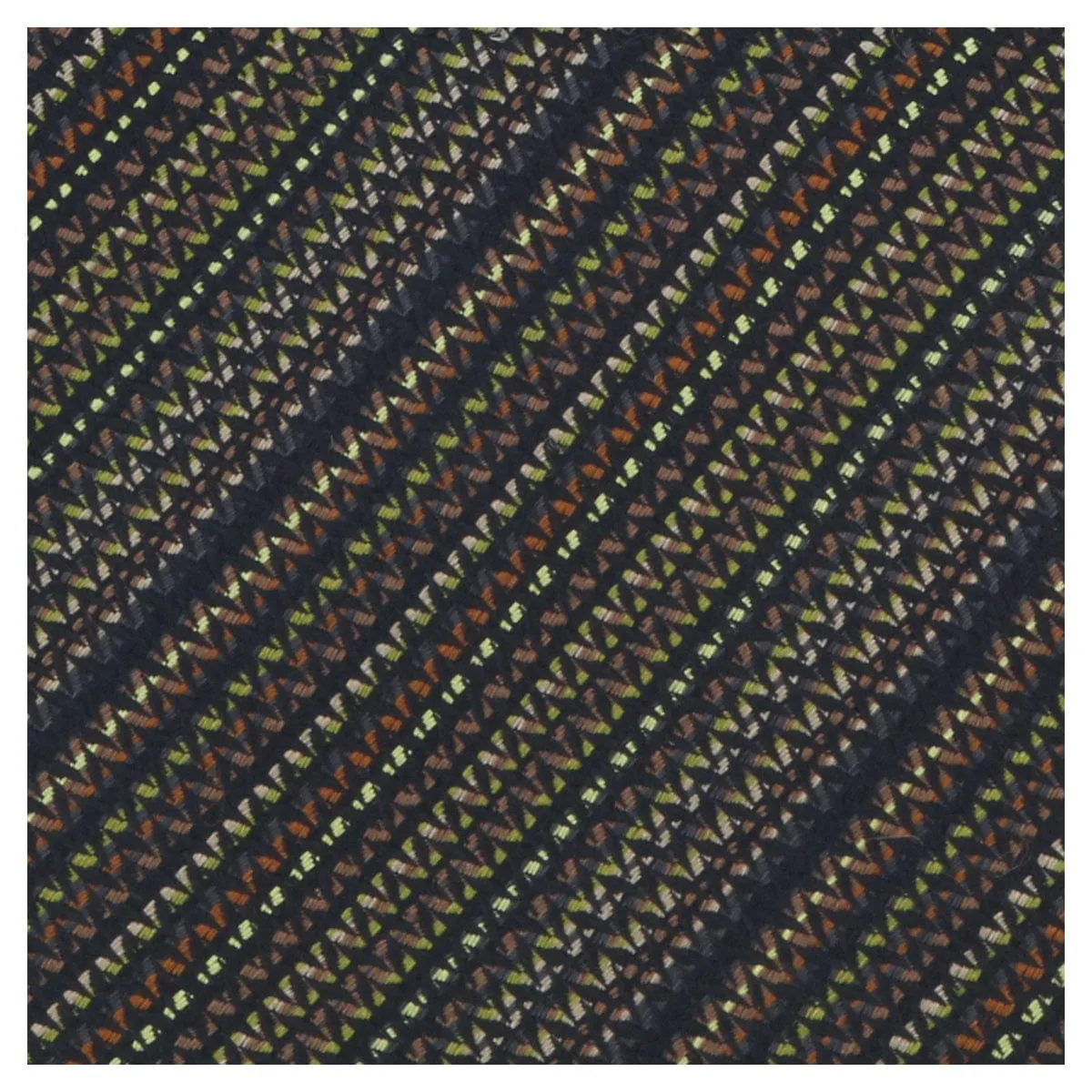 Missoni U5055 Gold/Brown Sharkskin Pure Silk Tie