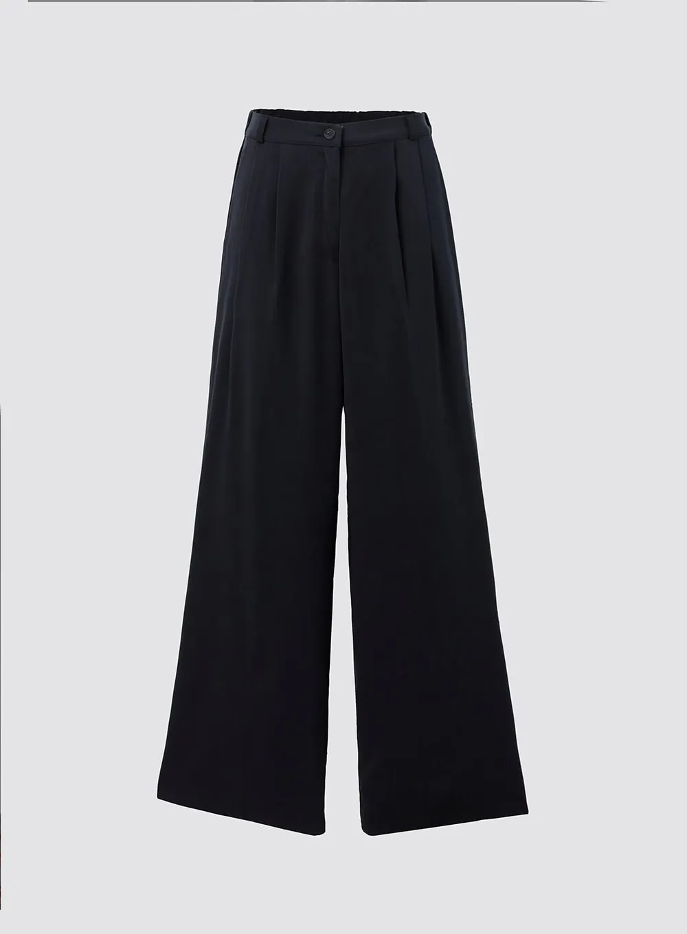 Pintuck Wide Fit Tailored Pants IO312