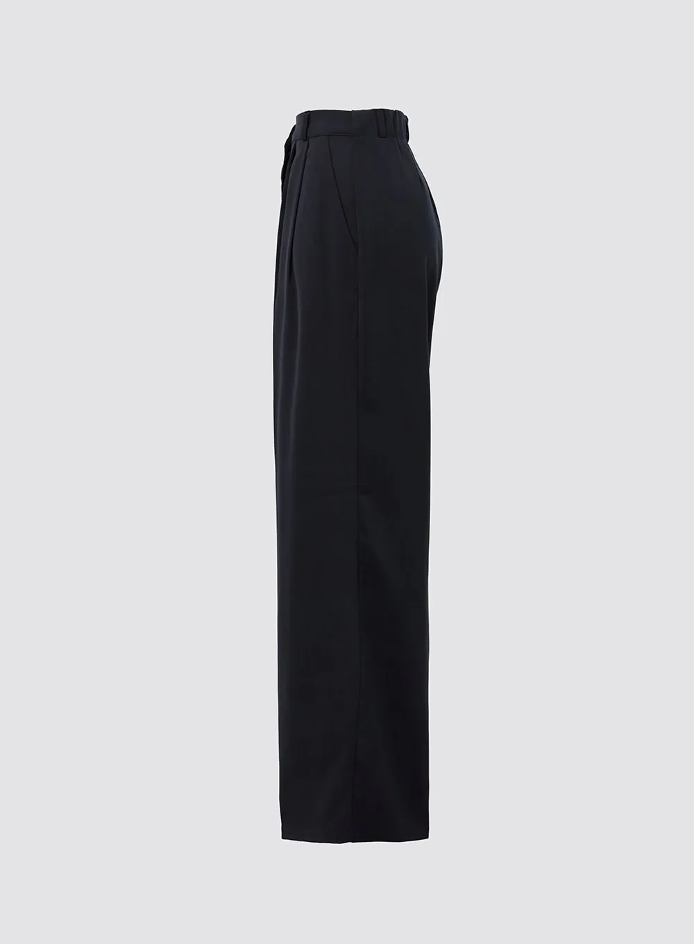 Pintuck Wide Fit Tailored Pants IO312