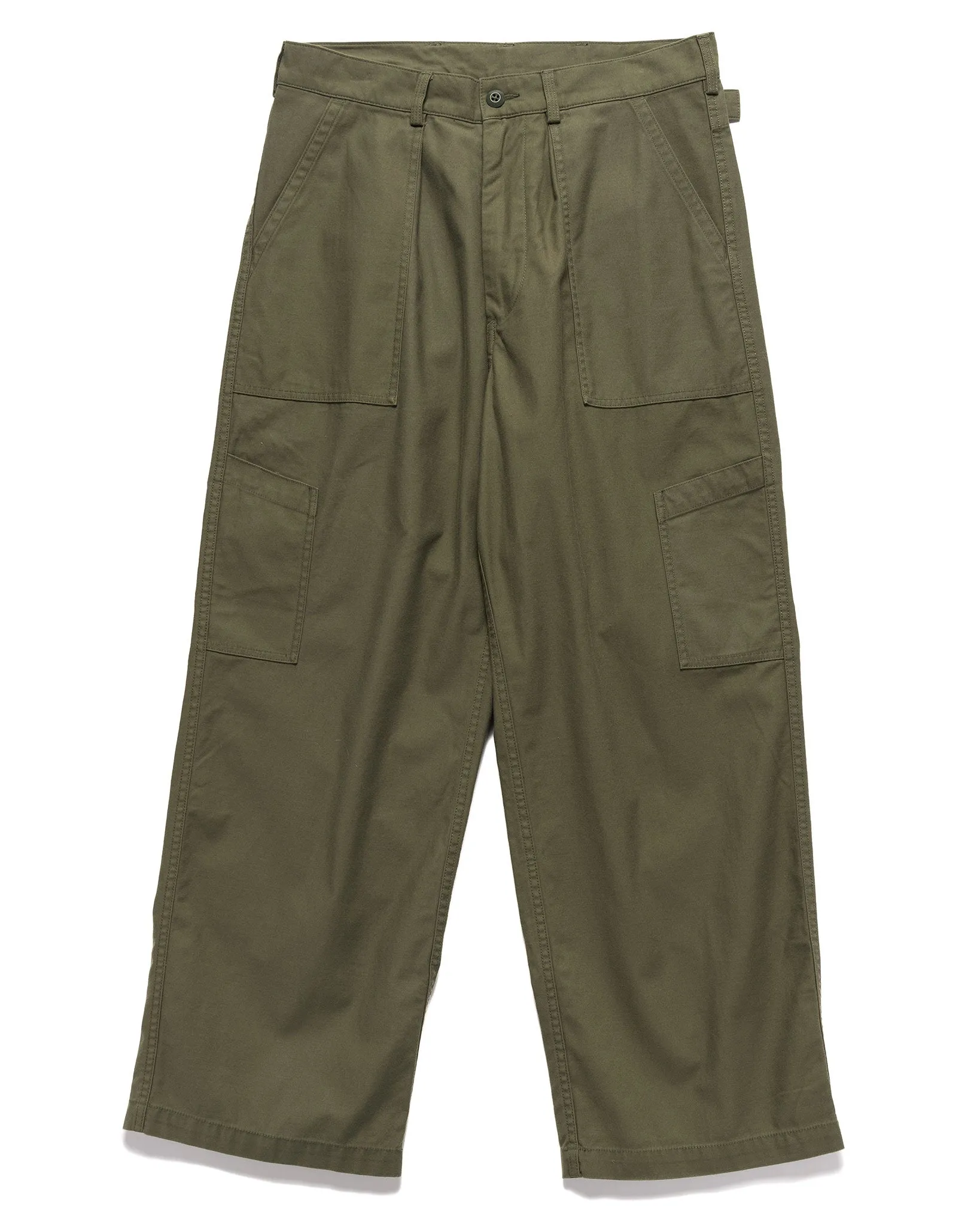 Wide Mechanic Pants Olive Drab